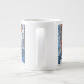 Flags 5e avenue van Childe Hassam,  Kunst Grote Koffiekop (Achterkant)