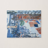Flags 5e avenue van Childe Hassam,  Kunst Legpuzzel (Horizontaal)