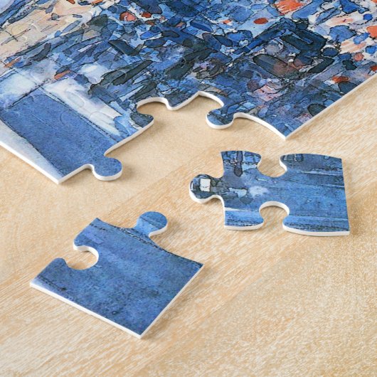 Flags 5e avenue van Childe Hassam,  Kunst Legpuzzel (Zijkant)