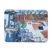 Flags 5e avenue van Childe Hassam,  Kunst Magneet (Horizontaal)