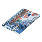 Flags 5e avenue van Childe Hassam,  Kunst Magneet (Linkerzijde)