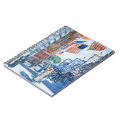 Flags 5e avenue van Childe Hassam,  Kunst Notitieboek (Linkerzijde)