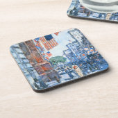 Flags 5e avenue van Childe Hassam,  Kunst Onderzetter (Linkerzijde)