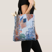 Flags 5e avenue van Childe Hassam, Kunst Tote Bag (Dichtbij)