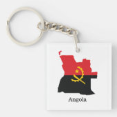 Flags and countries Angola Sleutelhanger (voorkant)