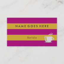 "Flags" Barista Visitekaartjes