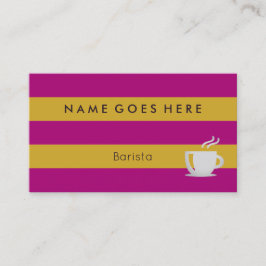 "Flags" Barista Visitekaartjes