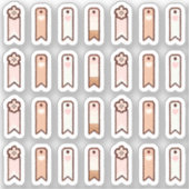 Flags for soft kawaii planner sticker (Voorkant)