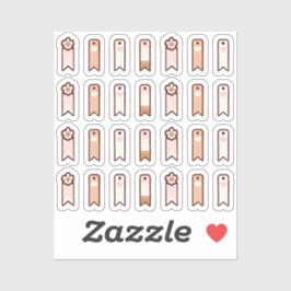 Flags for soft kawaii planner sticker