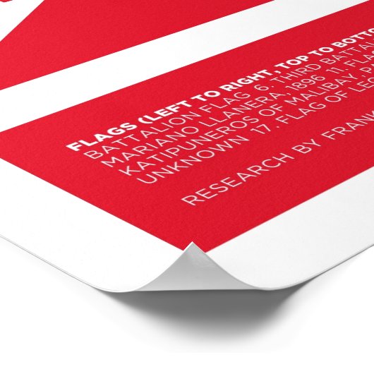 Flags of the Philippine Revolution - Large Poster (Hoek)