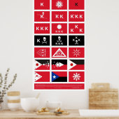 Flags of the Philippine Revolution - Large Poster (Keuken)