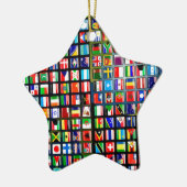 Flags of the world keramisch ornament (Links)