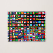 Flags of the world legpuzzel (Horizontaal)