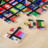 Flags of the world legpuzzel (Zijkant)