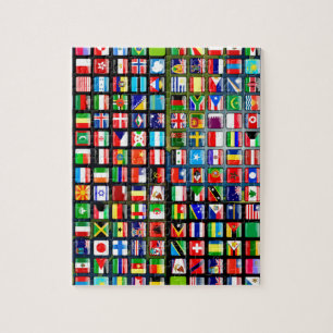 Flags of the world legpuzzel