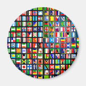 Flags of the world magneet (Voorkant)