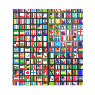 Flags of the world notitieblok