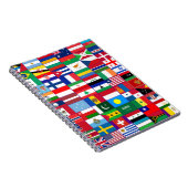 Flags of the world notitieboek (Rechterzijde)