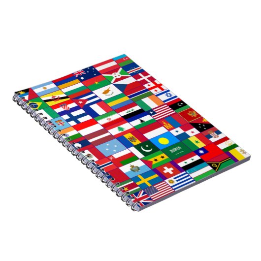 Flags of the world notitieboek (Rechterzijde)