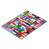 Flags of the world notitieboek (Linkerzijde)