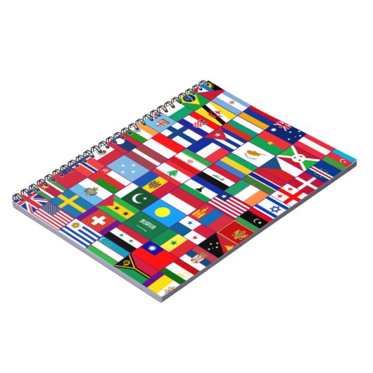 Flags of the world notitieboek (Linkerzijde)