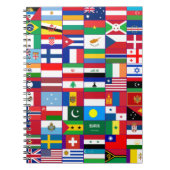 Flags of the world notitieboek (Voorkant)