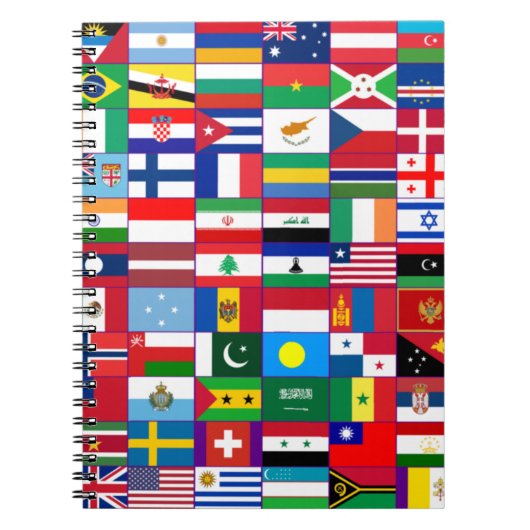 Flags of the world notitieboek (Voorkant)