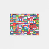 Flags of the world post-it® notes (Voorkant)