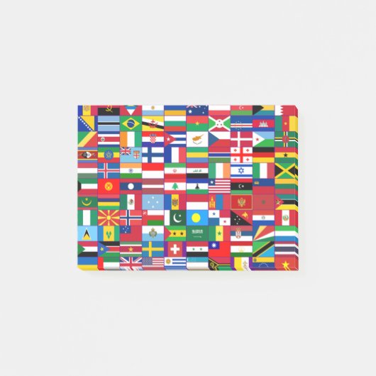 Flags of the world post-it® notes (Voorkant)