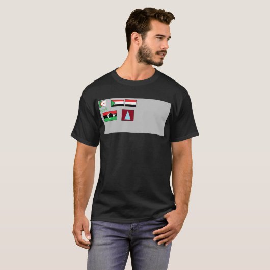 Flags of the world t-shirt (Voorkant volledig)