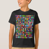 Flags of the world t-shirt (Voorkant)