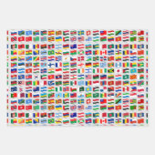Flags of the World Travel Design Inpakpapier Vel (Voorkant)