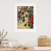 Flags on Fifty-Seventh Street by Childe Hassam Poster (Keuken)