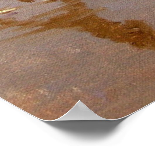 Flags & reflecties Montalivet Poster (Hoek)