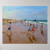 Flags & reflecties Montalivet Poster (Voorkant)