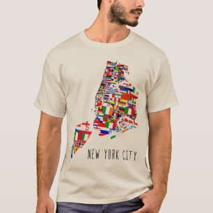 Flags Tee Shirt in New York City