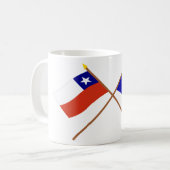Flags uit Chili en Texas Koffiemok (Voorkant links)