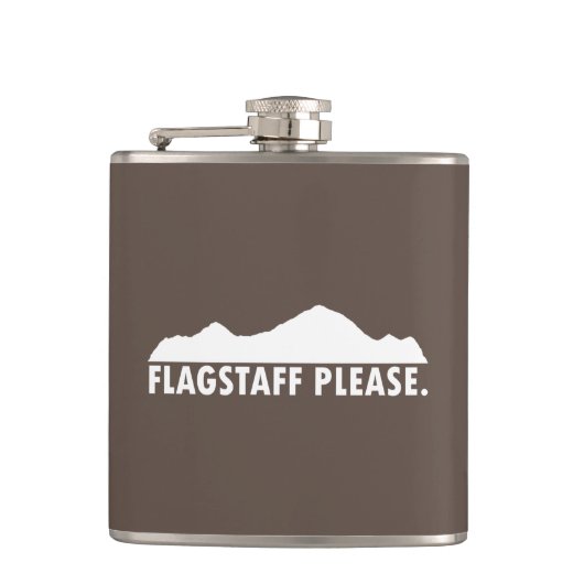 Flagstaff Arizona alsjeblieft Heupfles (Voorkant)
