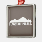 Flagstaff Arizona alsjeblieft Metalen Ornament (Links)