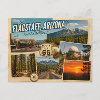 Flagstaff Arizona ansichtkaart Feestdagenkaart