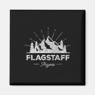 Flagstaff Arizona Az T-shirt vintage wandelen retr Magneet