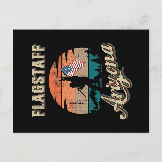 Flagstaff Arizona Briefkaart (Voorkant)