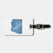 Flagstaff Arizona houtnerf Bagagelabel (Voorkant horizontaal)