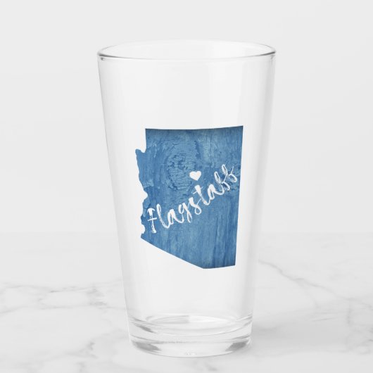 Flagstaff Arizona houtnerf Glas (Voorkant)