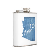 Flagstaff Arizona houtnerf Heupfles (Rechts)