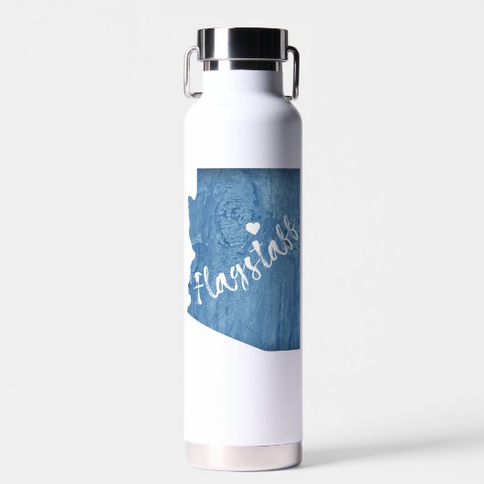 Flagstaff Arizona houtnerf Waterfles (Voorkant)