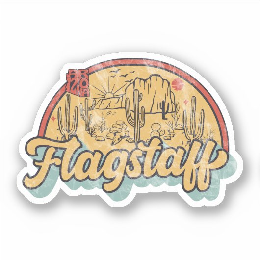 Flagstaff, Arizona  Sticker (Voorkant)
