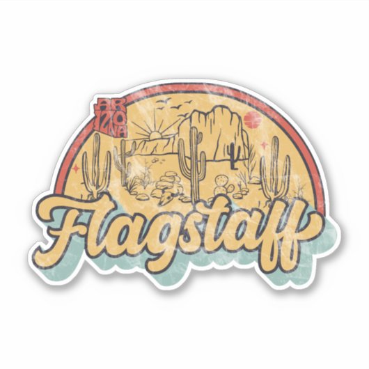 Flagstaff, Arizona Sticker (Voorkant)