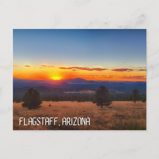 Flagstaff Arizona Travel briefkaart (Voorkant)