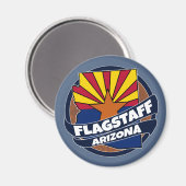 Flagstaff Arizona vlag barst magneet (Voorkant / Achterkant)